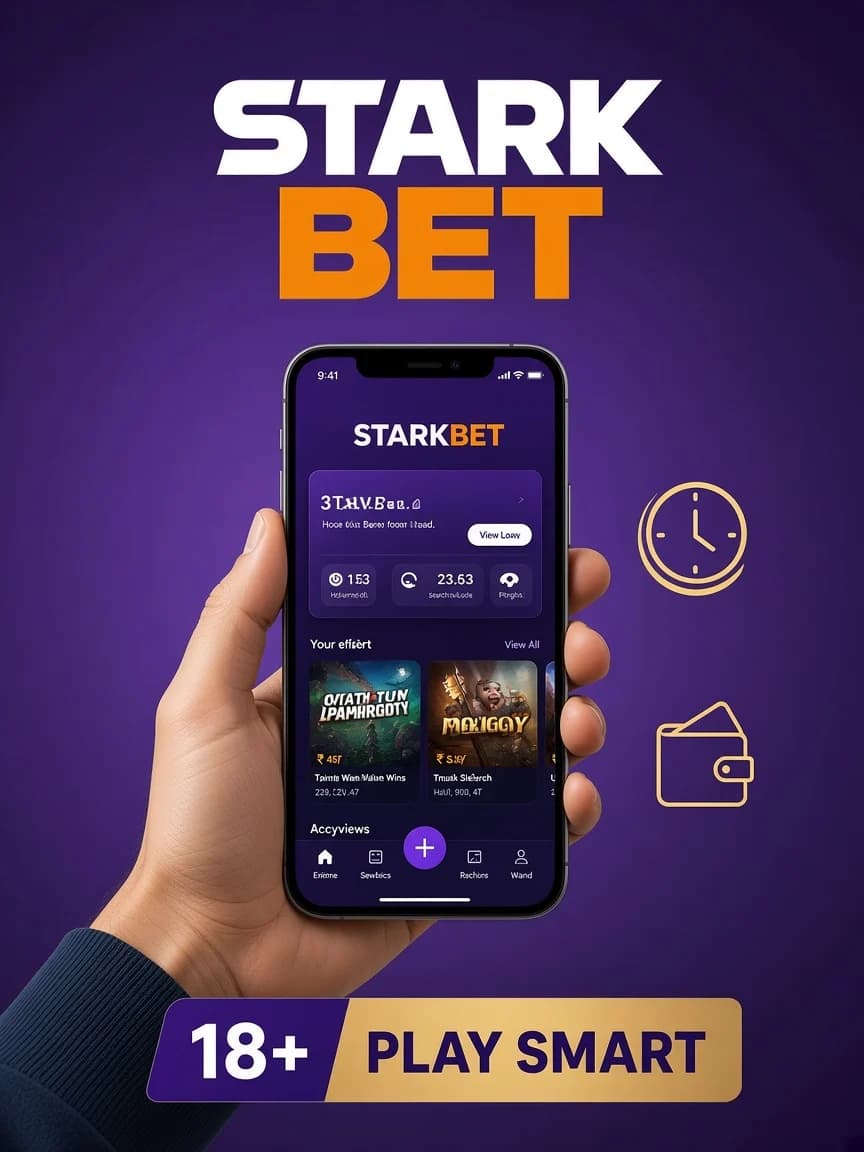 StarkBet responsible gaming play smart promotional artwork