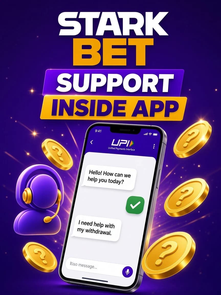 StarkBet in-app support promotional artwork